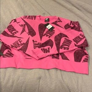 Nike cropped sweater